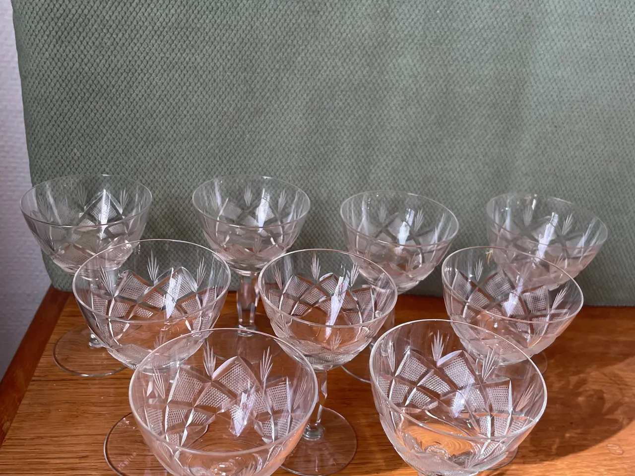Billede 2 - Krystal drikke glas