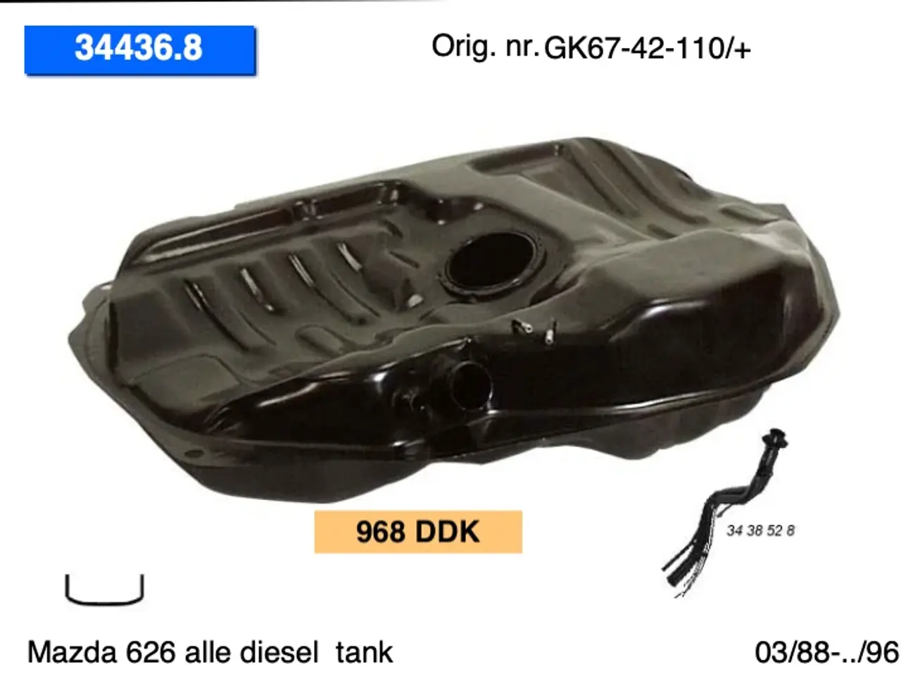 Billede 13 - Mazda 626 GD-GV (87-96) tanke