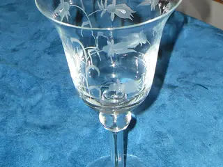 Krystal rødvinsglasglas.