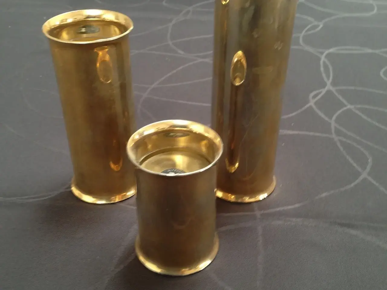 Billede 1 - 24 carat gold plated fyrfadsstager