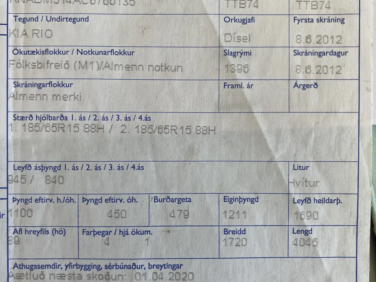 Billede 12 - Kia Rio fra Island