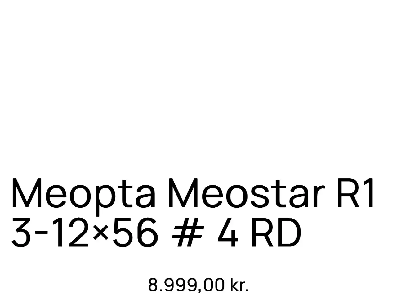 Billede 3 - Meopta sigtekikkert 3-12x56 HD