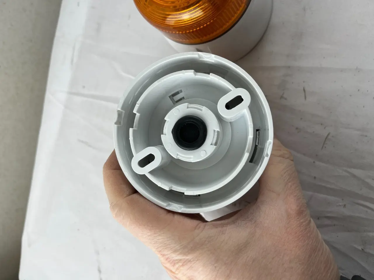 Billede 2 - 2x Amber Warning Beacon Light Surface Mount 24V