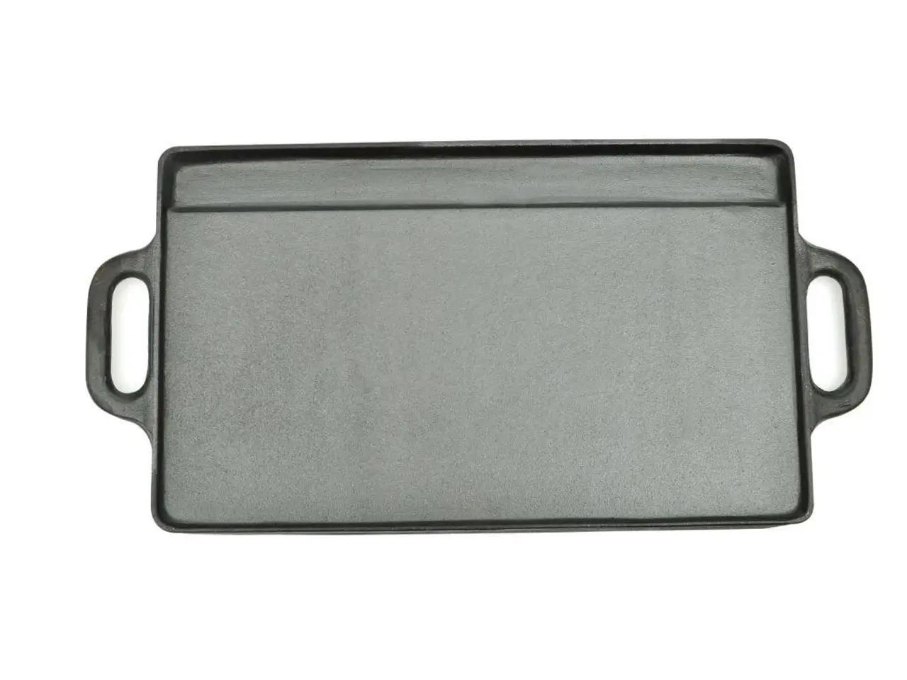 Billede 2 - Grillplade i støbejern 50 x 23 cm - vendbar