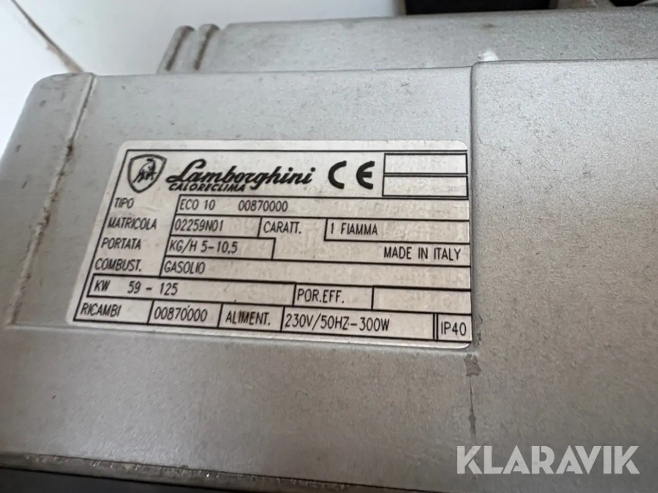 Billede 10 - Fyrringsenhed Tecnolima TC 125 E