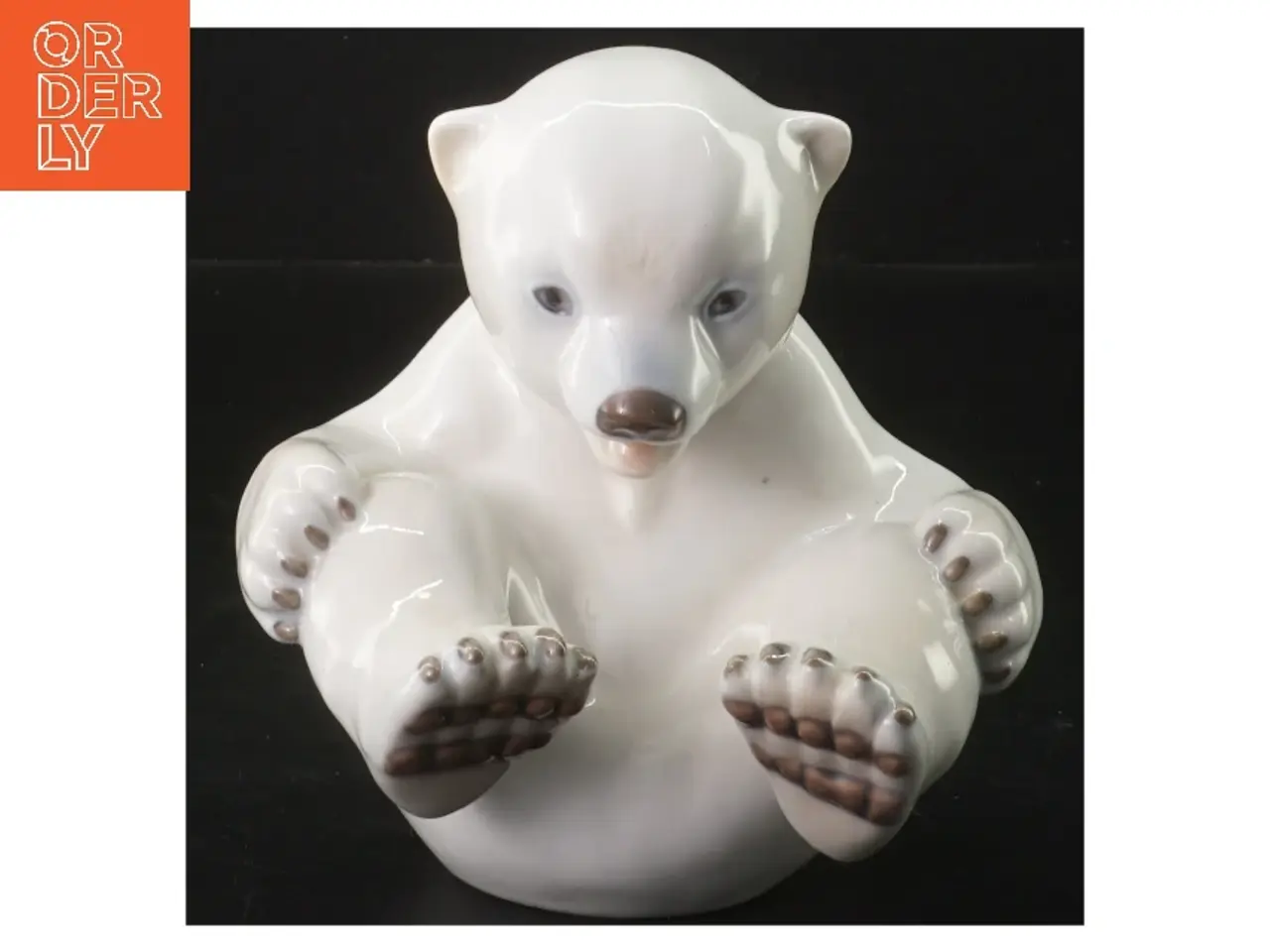 Billede 1 - Porcelænsbjørn figur fra B&G (str. 14,5 cm)