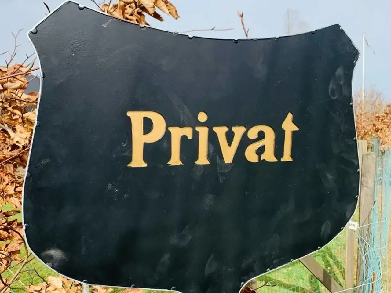 Billede 1 - Privat skilt