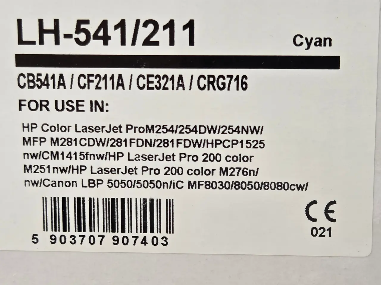 Billede 4 - Nye laserpatroner til HP & Canon (4-farve sæt)