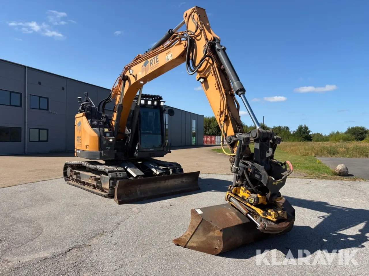 Billede 9 - Gravemaskine Case CX145D SR med Rototilt, 3D GPS, centralsmøring og tilbehør