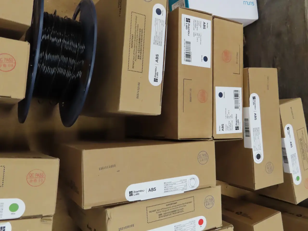 Billede 8 - Palle med div. varelager til 3D Printer BAMBU LAB ABS, SUNLU