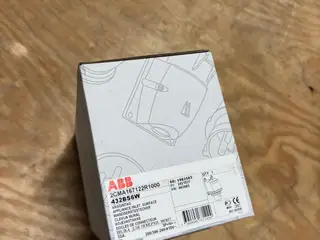66 stk. Ubrugte ABB CEE vægindtag, type 432BS6W