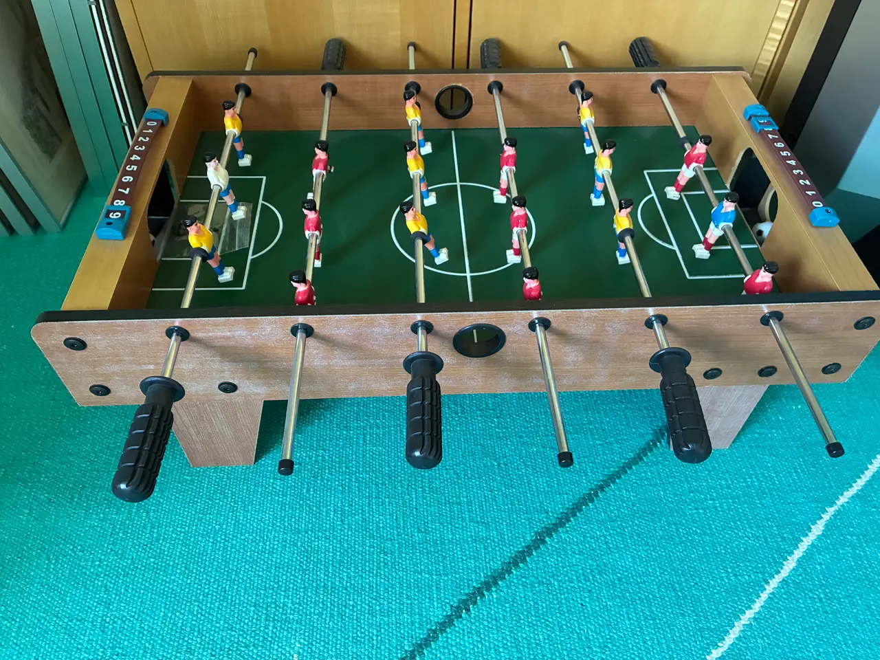 Billede 1 - Bordfodbold, korte ben