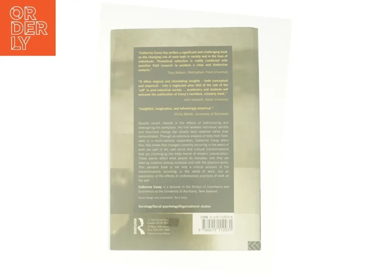 Billede 3 - Work Self and Society : After Industrialism (Paperback) af Catherine Casey (Bog)