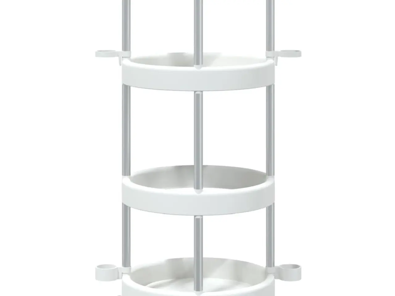 Billede 3 - Rengøringsvogn i aluminium - sølvfarvet/hvid
