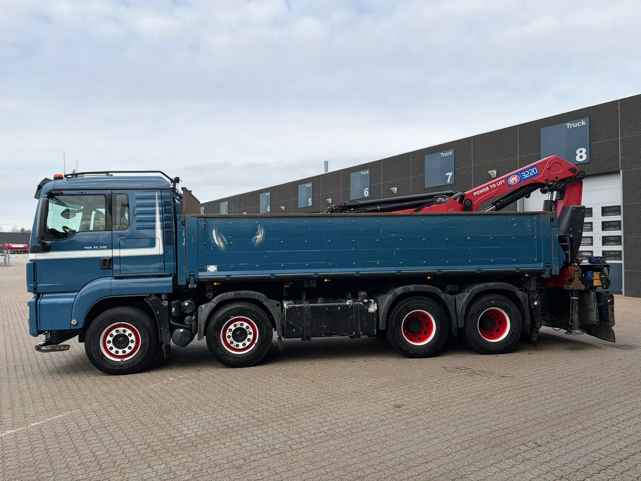 Billede 4 - MAN TGS 35.510 8X4, Tip-kran