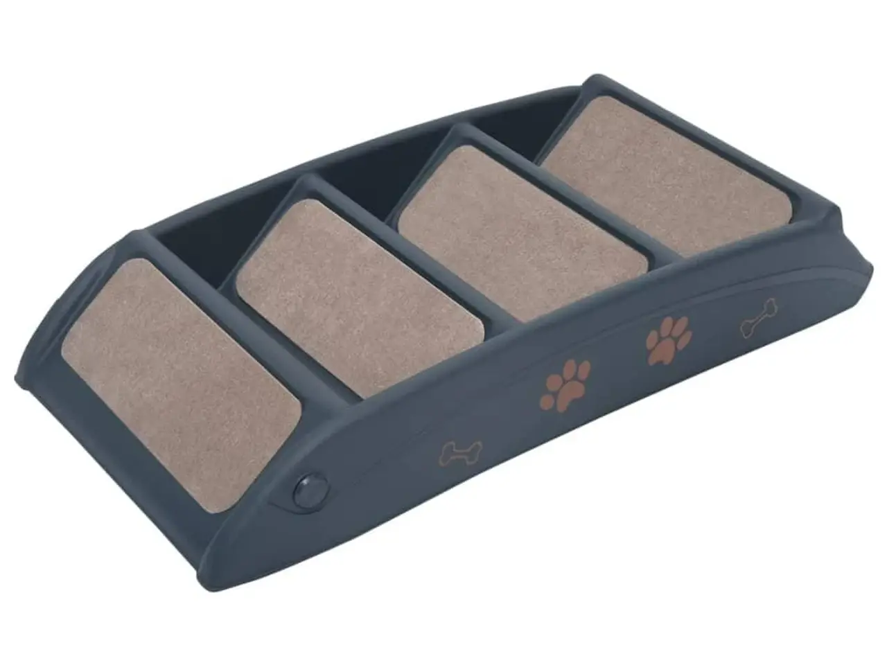 Billede 6 - Foldbar hundetrappe med 4 trin - mørkegrå