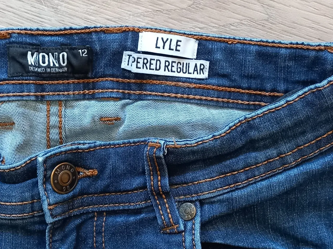 Billede 1 - 2 par jeans str 152