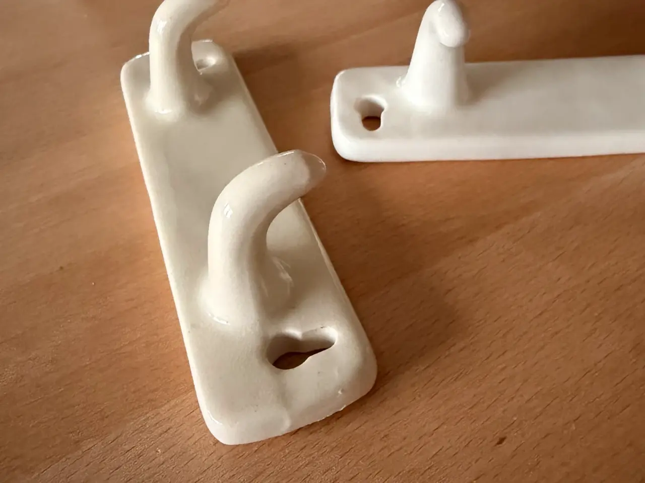 Billede 2 - Aluminia kroge til håndklæder eller viskestykker