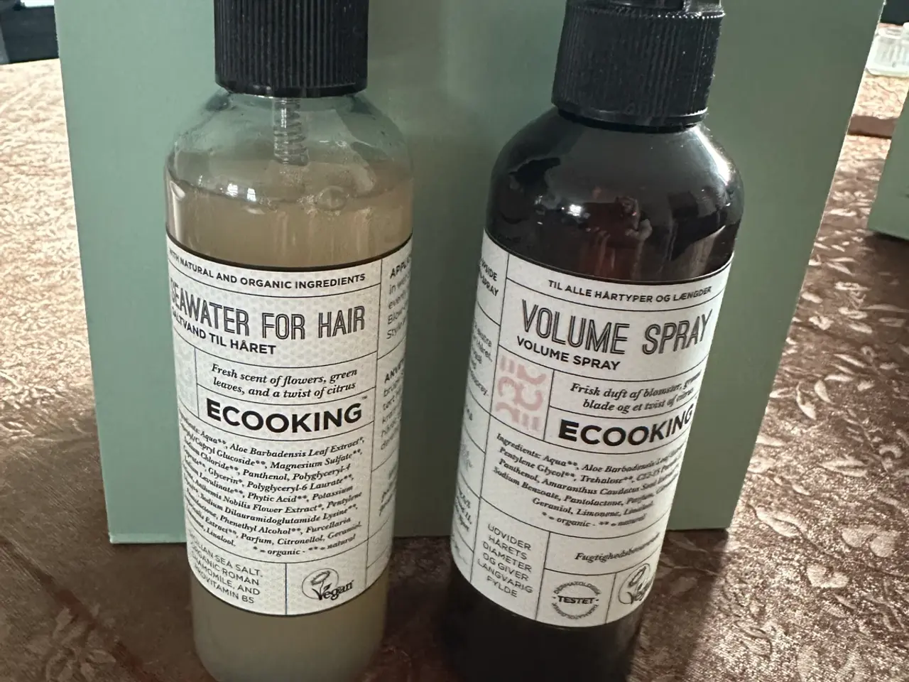 Billede 1 - Ecooking Volume spray og Sea Water for hair 