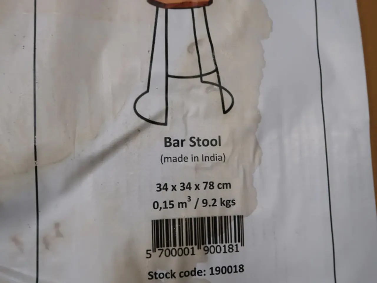 Billede 1 - Barstol KILROY INDBO