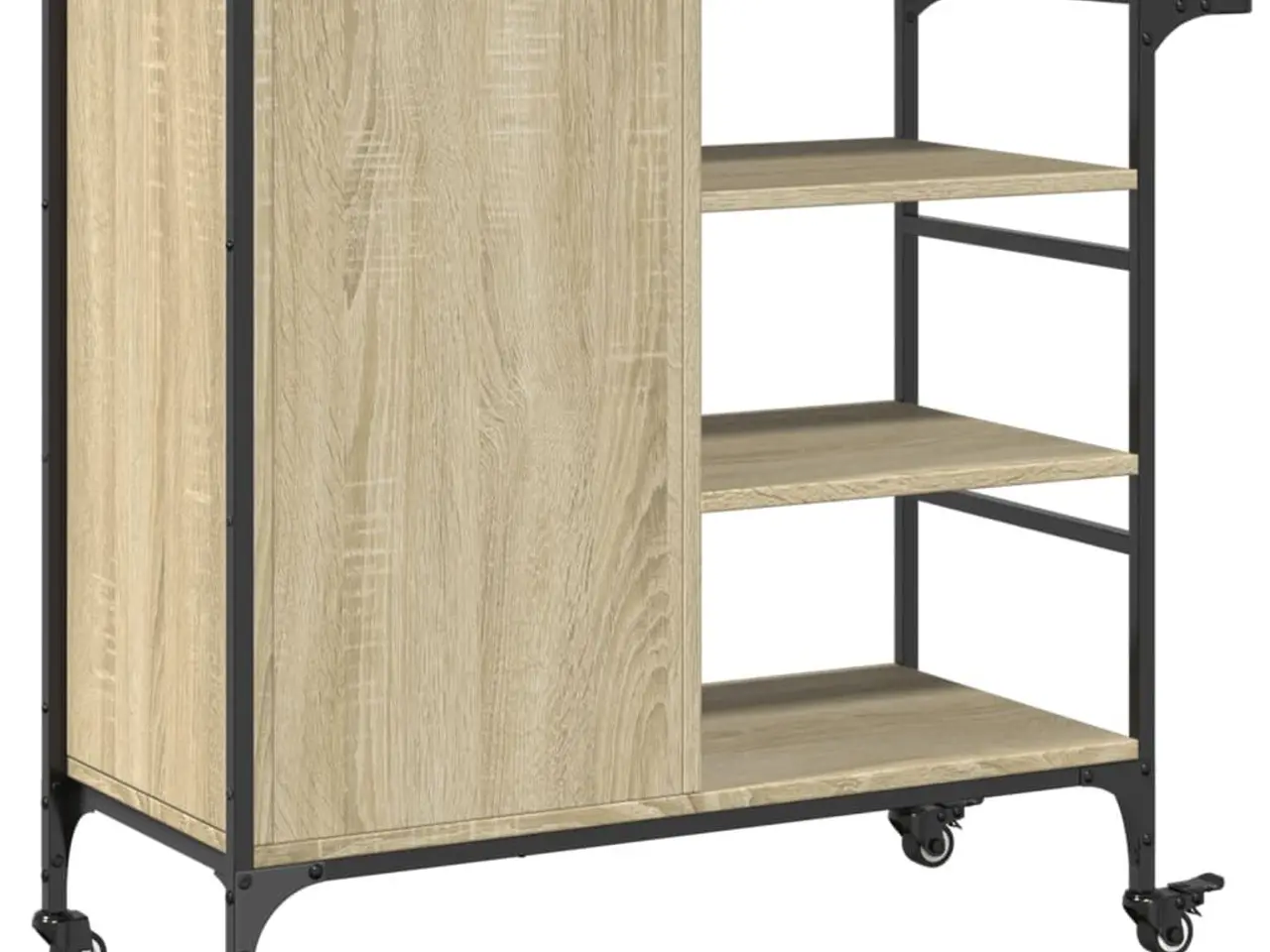 Billede 11 - Køkkenvogn 87,5x38,5x84,5 cm konstrueret træ sonoma-eg