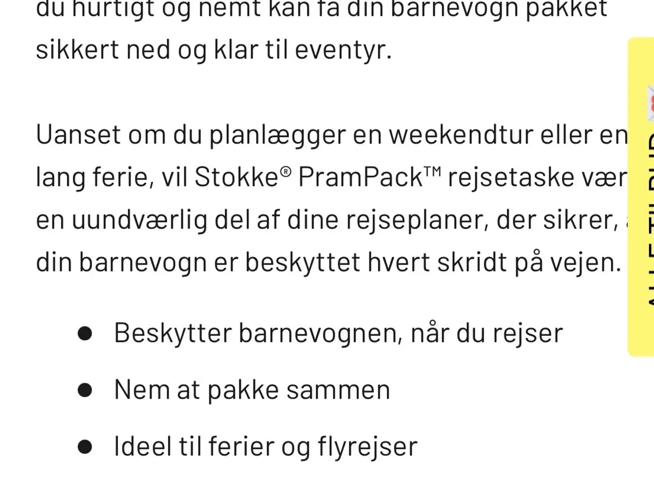 Billede 2 - UDLEJES - Stokke® PramPack™ Rejsetaske / airshell