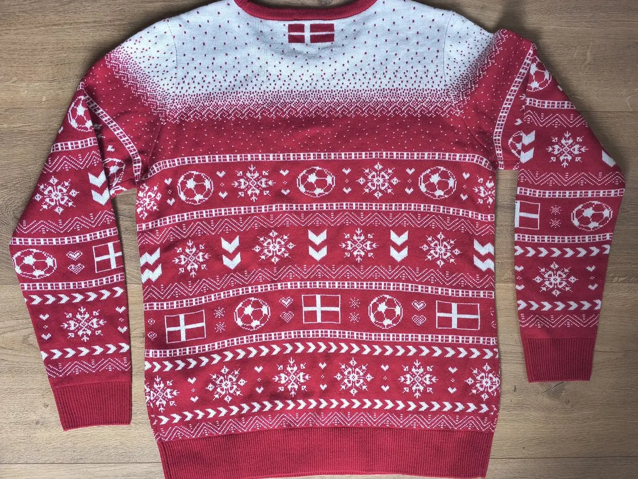 Billede 3 - DANMARK/DBU/HUMMEL JULESWEAT, STR. L, I FLOT STAND