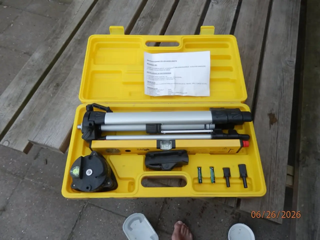 Billede 1 - vaterpas laser 100kr