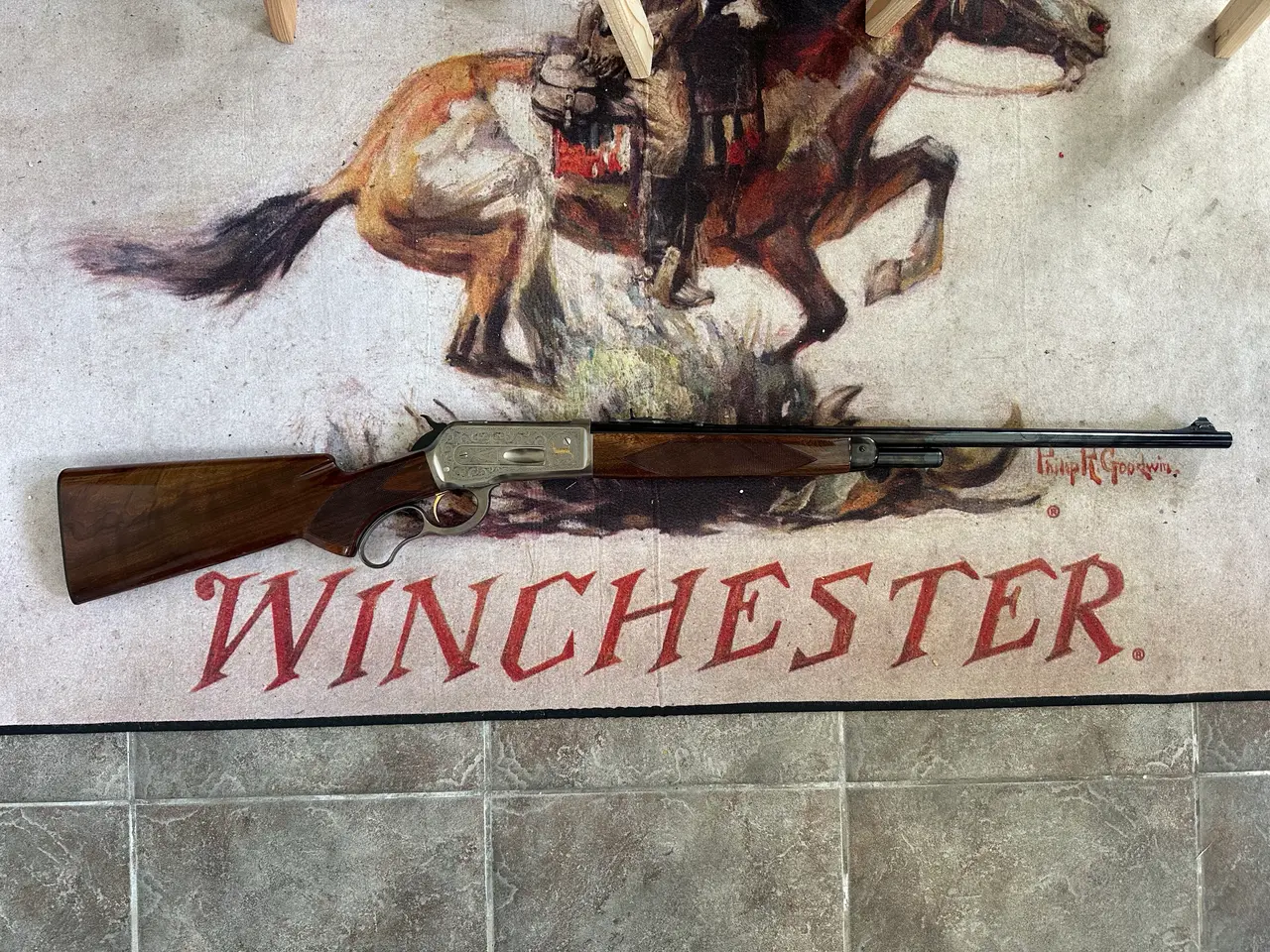 Billede 1 - Browning “Winchester Model 71” Lever Action riffel