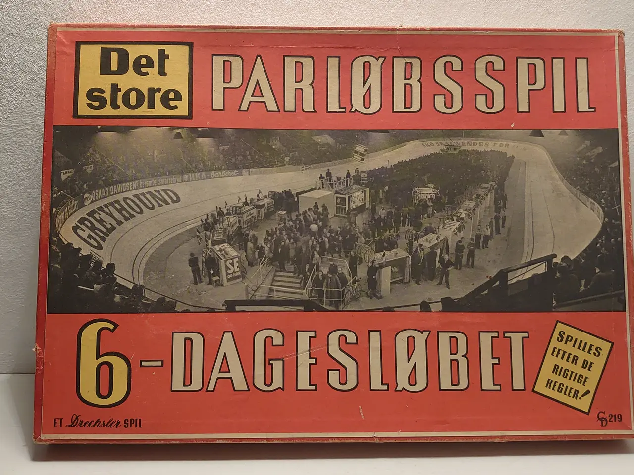 Billede 1 - Det store Parløbsspil, 6-Dagesløbet fra 1960.