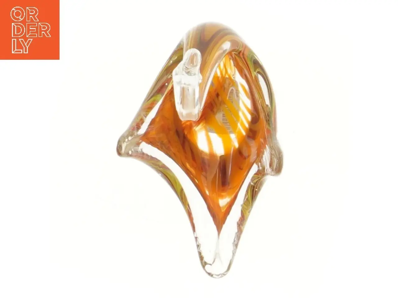 Billede 2 - Glasfigur med flerfarvet design (str. 18x12x16 cm)