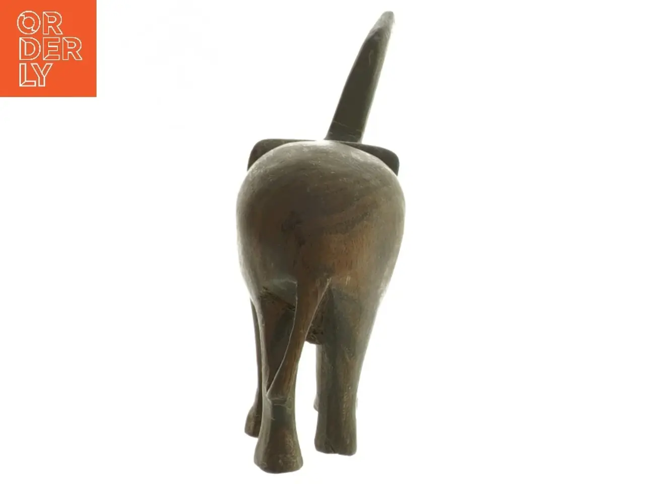 Billede 3 - Træfigur af elefant (str. 12 cm)