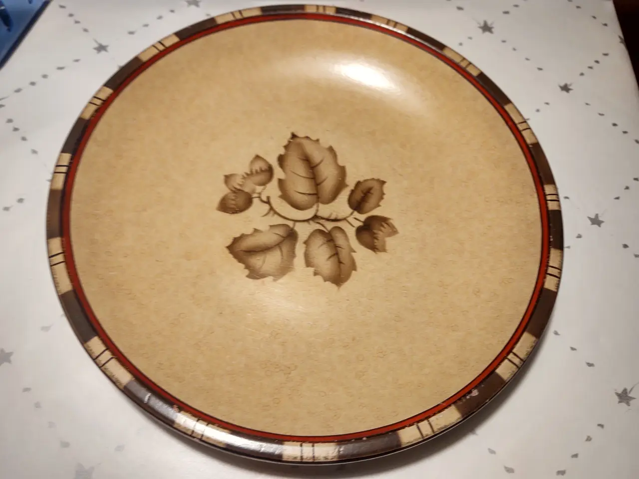 Billede 1 - Frugtfad /6 stk. tallerkner Knabstrup 29cm