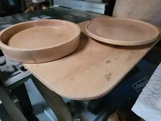2 serveringsfade i bøgetræ