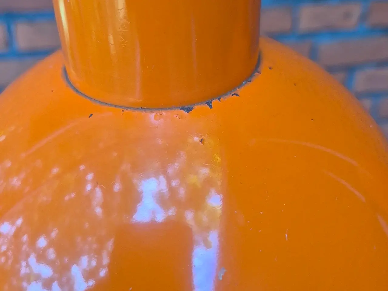 Billede 4 - To orange Mini Bunker med tilpas patina