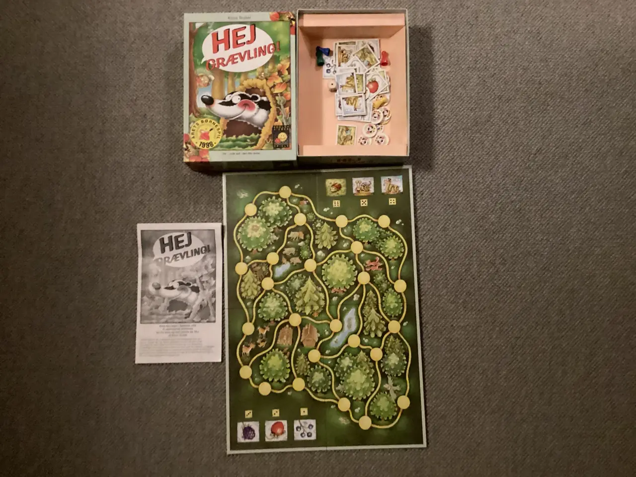 Billede 2 - Hej grævling huskespil 7 år plus