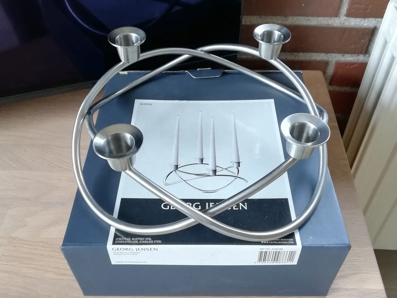 Billede 1 - Georg Jensen lysestage 4 lys, stål