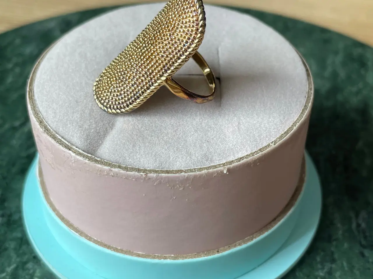 Billede 5 - Carré Jewellery forgyldt ring