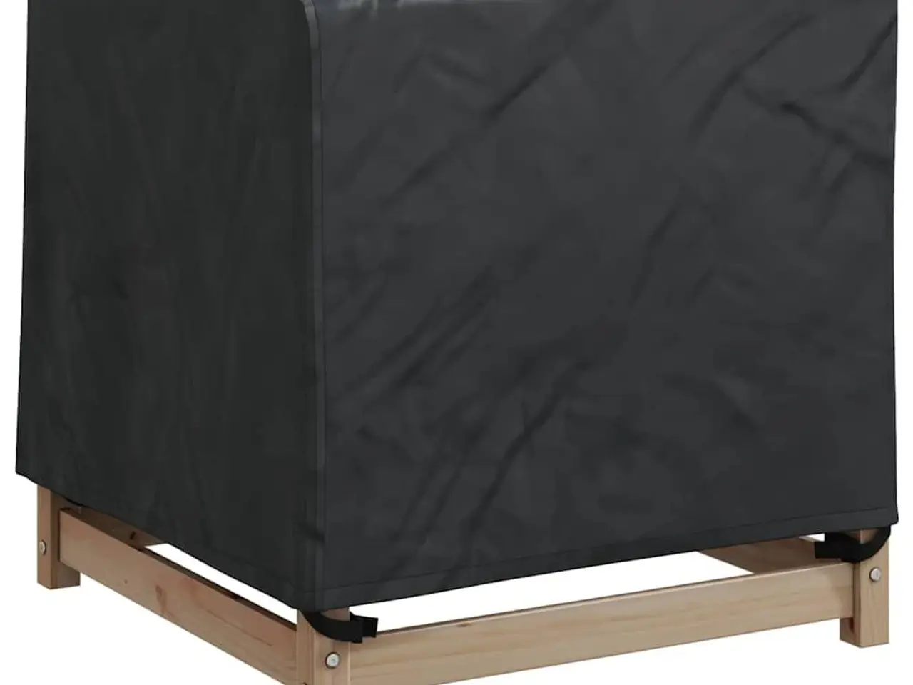 Billede 3 - Udendørs møbelovertræk Sort 74 x 74 x 60 cm 420D Oxford Stof