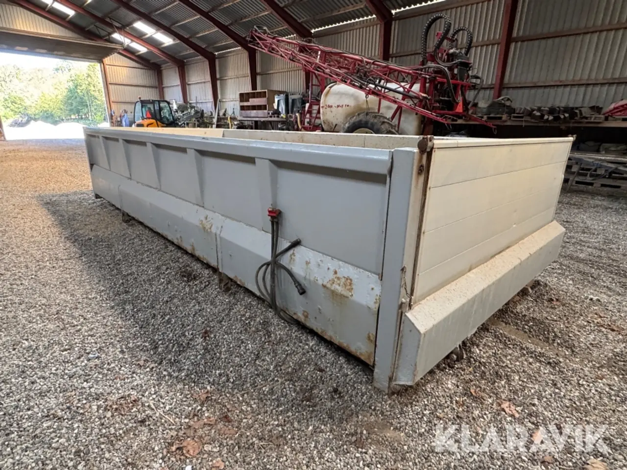 Billede 4 - Pinnelkasse container Hardox - med tip funktion