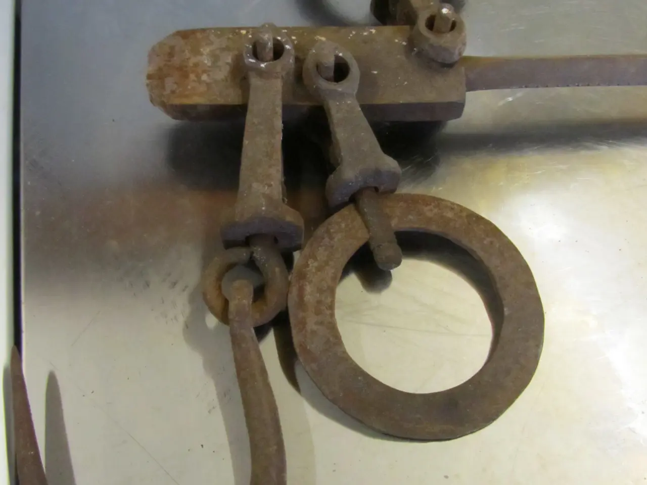 Billede 2 - Bismervægt stor Jern, 100 år gl. 1 meter lang .