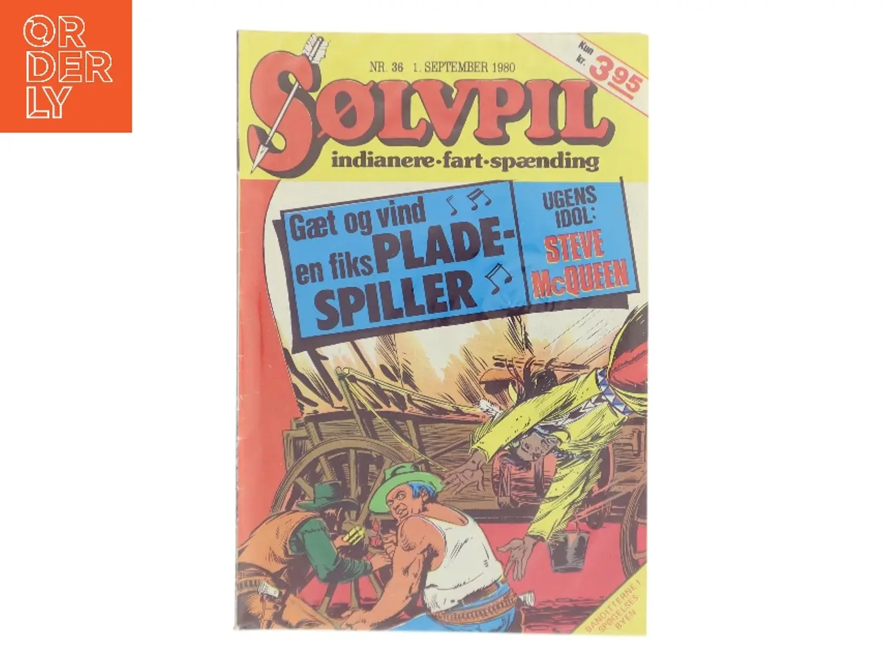 Billede 1 - Sølvpil nr. 36 1. september 1980 af 
Udfyldt forfatter er ukendt; tegneserien tilhører serien "Sølvpil", som er en western-/i