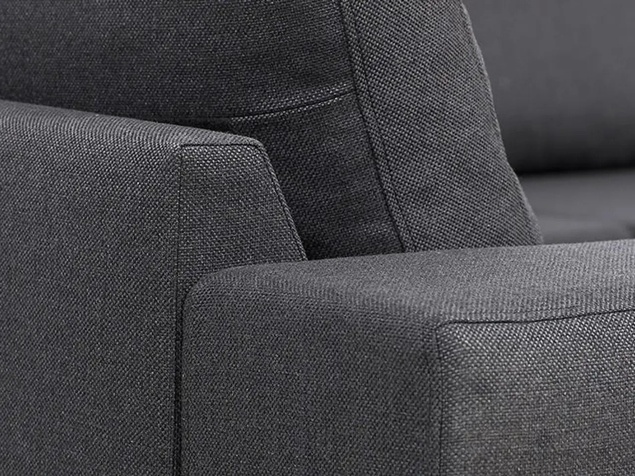 Billede 7 - Laura hjørnesofa med chaiselong - højrevendt, grå stof