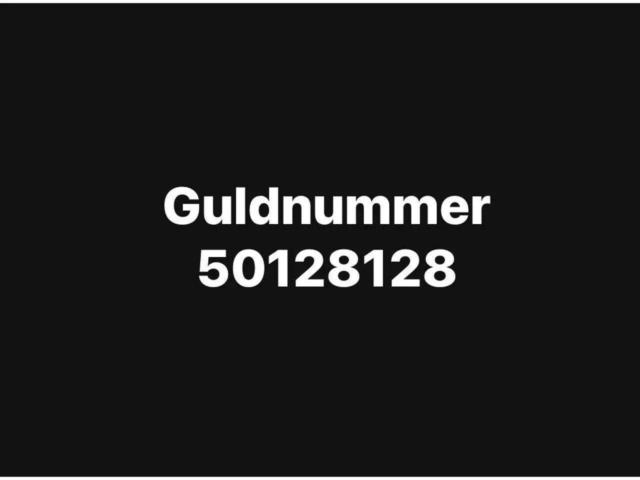 Billede 1 - Guldnummer 