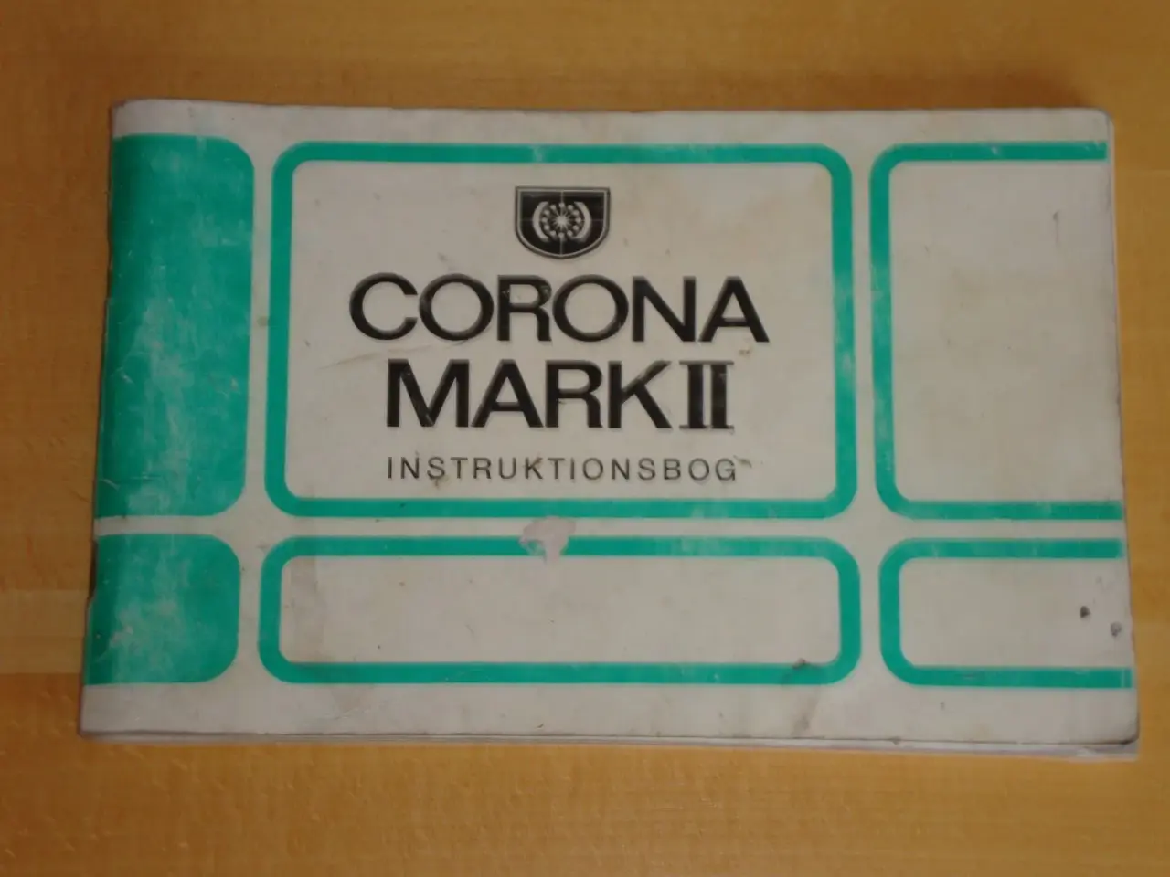 Billede 1 - Instruktionsbog Toyota Corona
