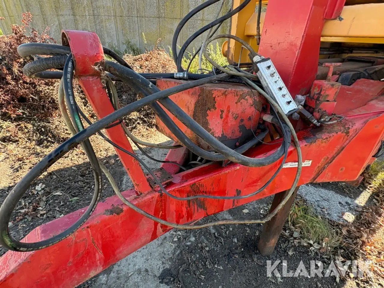Billede 8 - Kroghejsvogn Holsø Hcv 170 med ladsalter og container