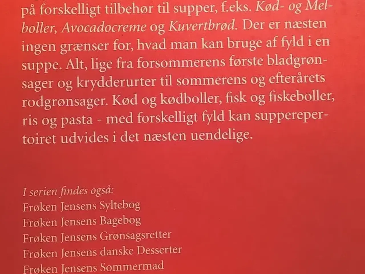 Billede 7 - Frøken Jensens gode Supper + Frk. Jensens Bagebog