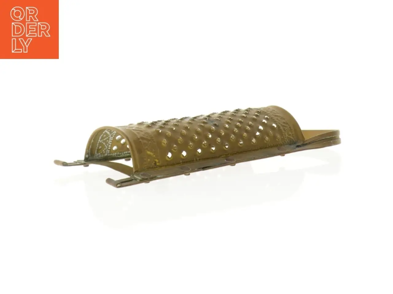 Billede 4 - Antikt Rivejern kobber/messing (str. 29 x 10 cm)
