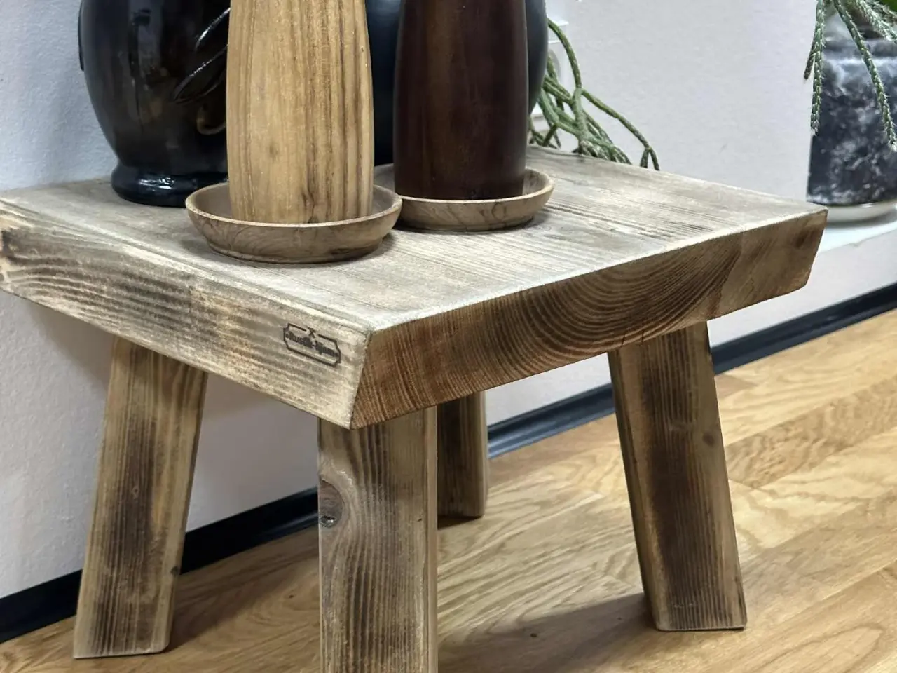 Billede 1 - Mini rustik skammel