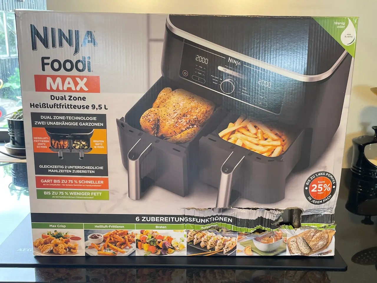 Billede 4 - Ninja foodi Max 9.5l. Airfryer 